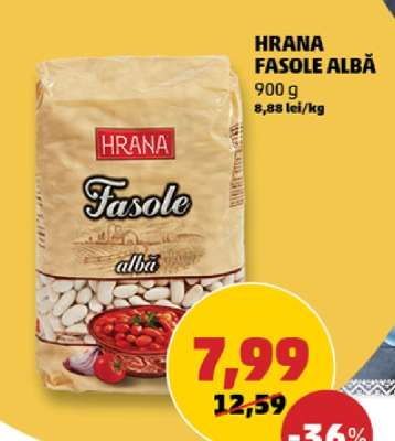 HRANA FASOLE ALBĂ