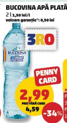 BUCOVINA APĂ PLATĂ