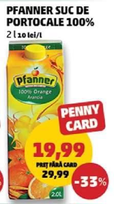 PFANNER SUC DE PORTOCALE 100%