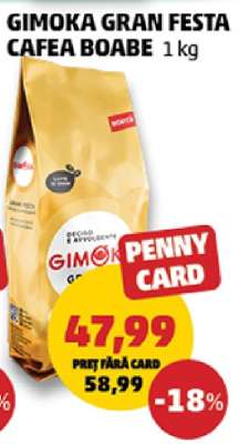 GIMOKA GRAN FESTA CAFEA BOABE 1 kg