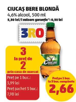 CIUCAŞ Bere blondă