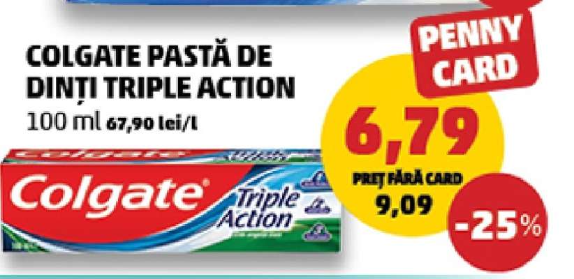COLGATE PASTĂ DE DINȚI TRIPLE ACTION