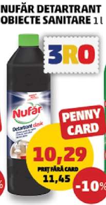 NUFĂR DETARTRANT OBIECTE SANITARE 1L
