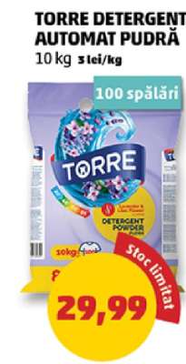 TORRE DETERGENT AUTOMAT PUDRĂ