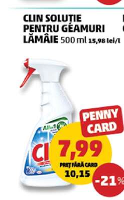 Clin Solutie pentru Geamuri Lamaie