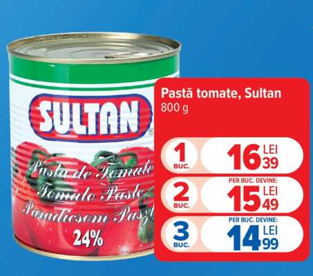 Pastă tomate Sultan