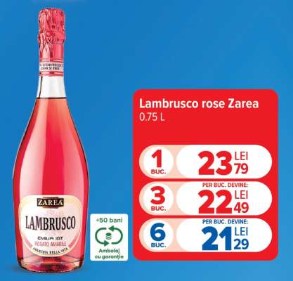 Lambrusco rose Zarea