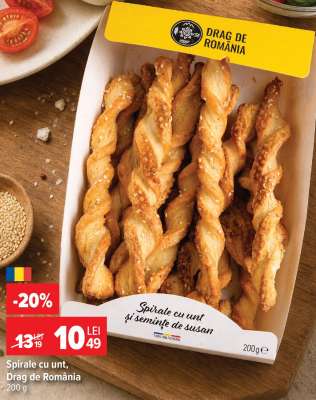 Spirale cu unt, Drag de România