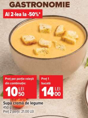Supă cremă de legume