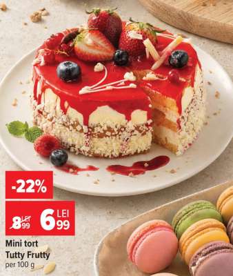 Mini tort Tutty Frutty