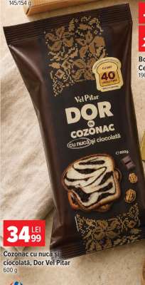 Cozonac cu nuca și ciocolată, Dor Vel Pitar