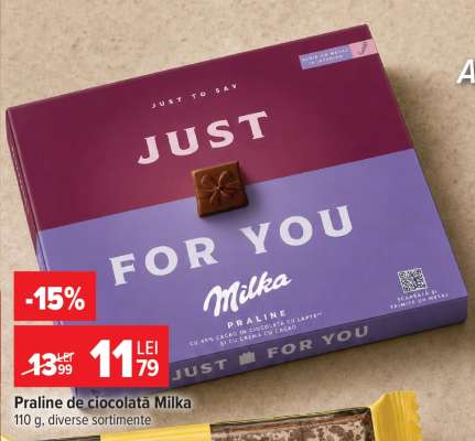 Praline de ciocolată Milka