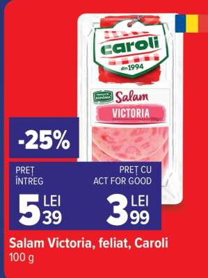 Salam Victoria, feliat, Caroli