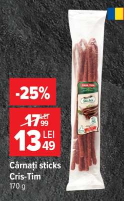 Cârnați sticks Cris-Tim