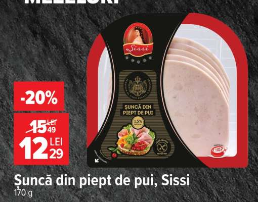 Șuncă din piept de pui Sissi