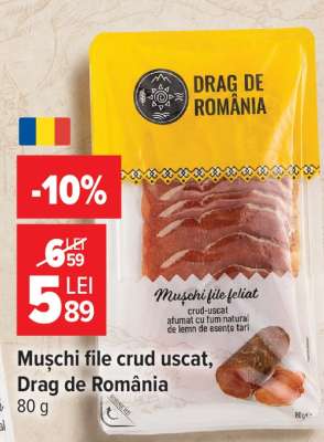 Mușchi file crud uscat Drag de România
