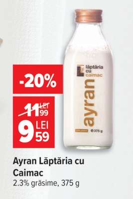 Ayran Lăptăria cu Caimac