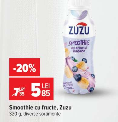 Smoothie cu fructe, Zuzu