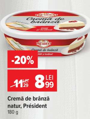 Cremă de brânză natur, Président