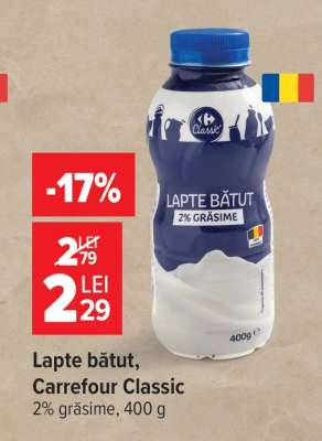 Lapte bătut Carrefour Classic