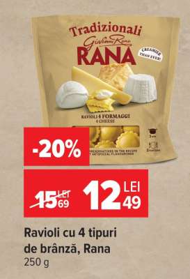 Ravioli cu 4 tipuri de brânză Rana