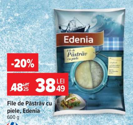 File de păstrăv cu piele, Edenia