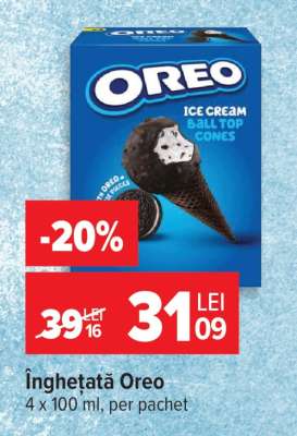 Înghețată Oreo