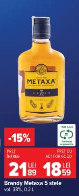 Brandy Metaxa 5 stele