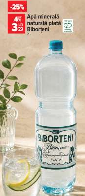 Apă minerală naturală plată Biboțeni