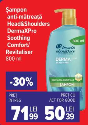 Șampon anti-mătreață Head&Shoulders DermaXPro Soothing Comfort/Revitaliser