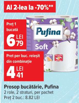 Prosop bucătărie, Pufina