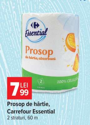 Prosop de hârtie, Carrefour Essential