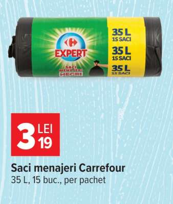 Saci menajeri Carrefour