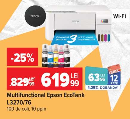 Multifunctional Epson EcoTank L3270/76