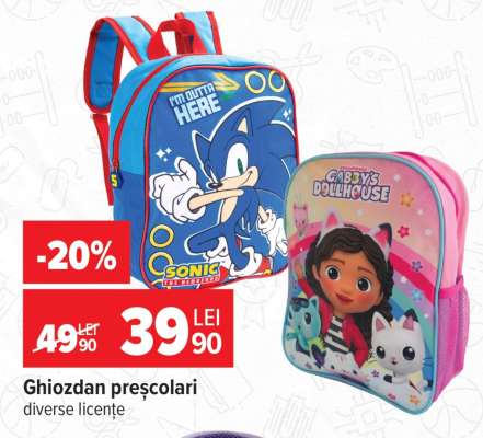 Ghiozdan preșcolari