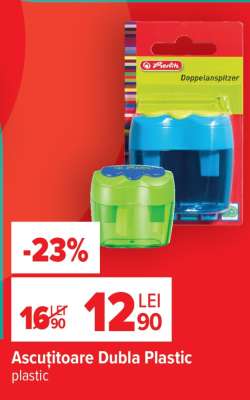 Ascuțitoare Dubla Plastic