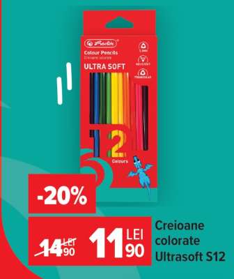 Creioane colorate Ultrasoft S12