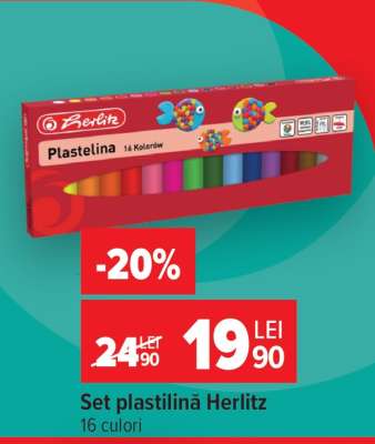 Set plastilină Herlitz