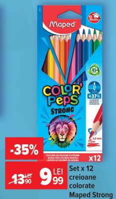Set x 12 creioane colorate Maped Strong