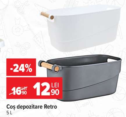 Coș depozitare Retro