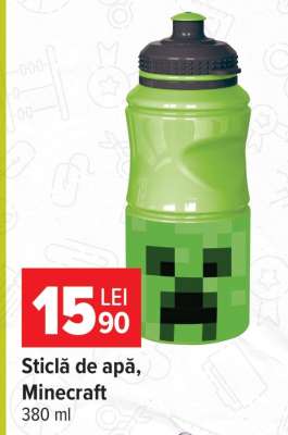 Sticlă de apă, Minecraft