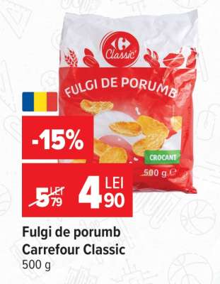 Fulgi de porumb Carrefour Classic