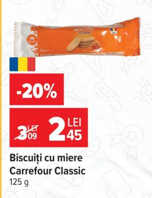 Biscuiți cu miere, Carrefour Classic