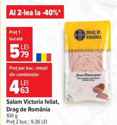Salam Victoria, feliat, Drag de România
