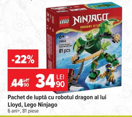 Pachet de luptă cu robotul dragon al lui Lloyd, Lego Ninjago