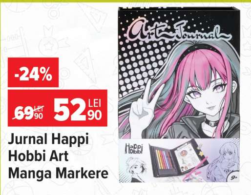 Jurnal Happi Hobbi Art Manga Markere