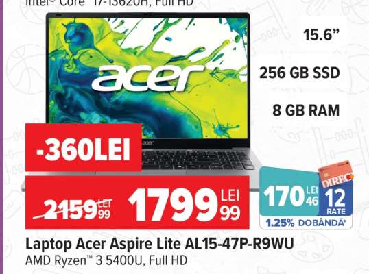 Laptop Acer Aspire Lite AL15-47P-R9WU