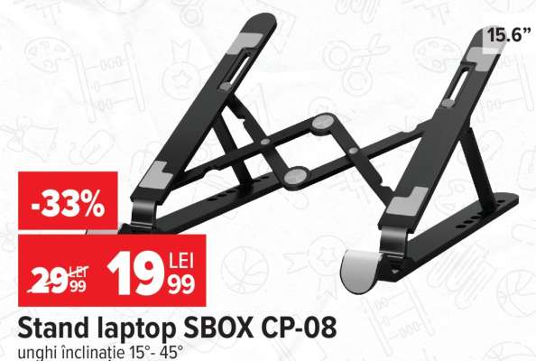 Stand laptop SBOX CP-08