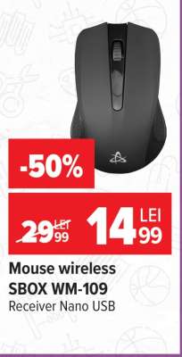Mouse wireless SBOX WM-109