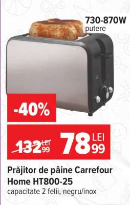 Prăjitor de pâine Carrefour Home HT800-25